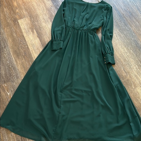 Bohme Green maxi Wrap Dress - Picture 6 of 6